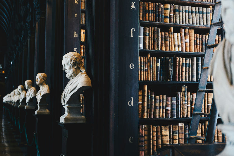 Innenraum alte Bibliothek Berlin. 