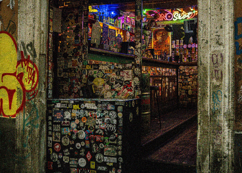 Foto von der bar auf dem Gelände vom Holzmarkt 25 