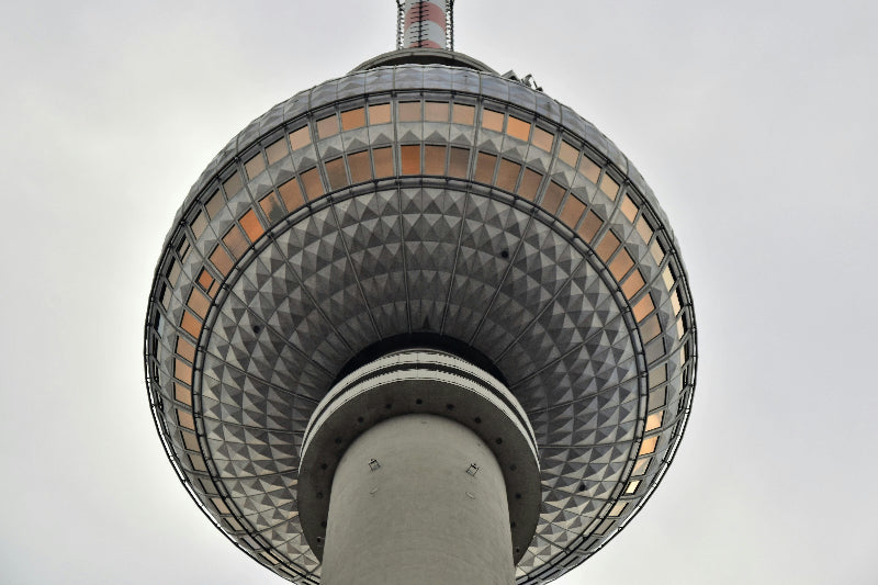 Foto von der Kugel vom Berliner  Fernsehturm. 