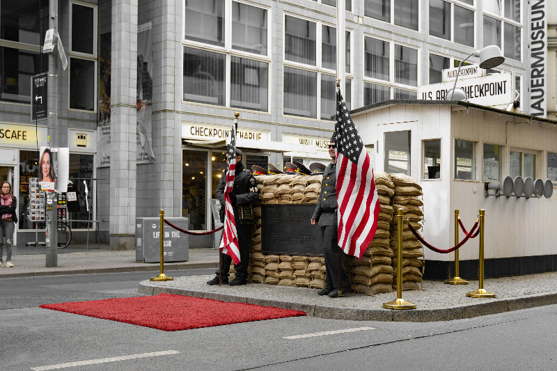 Grenzhaus am Checkpoint Charlie in Berlin.