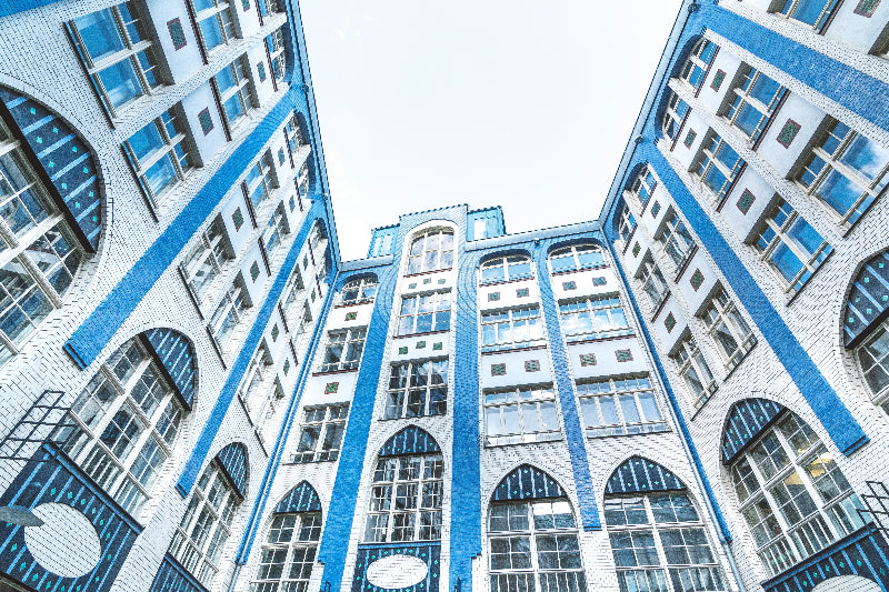 Hausfassade in den hackeschen Höfen Berlin 