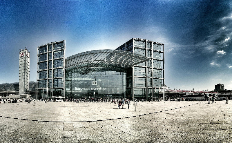 Haupteingang vom Berliner Hauptbahnhof.