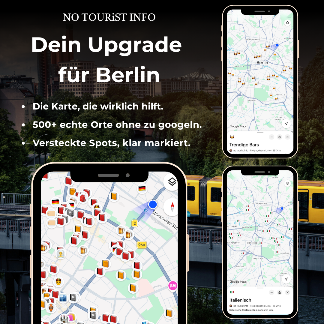 Screenshot der integrierten Karten des Berlin-Guide zum besseren Verständnis und Vorteile in Stichpunkten. 