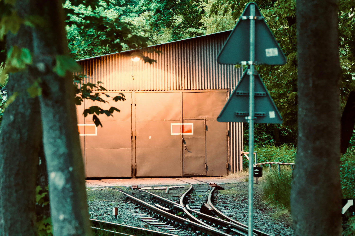 Verlassener Rundlokschuppen Berlin 