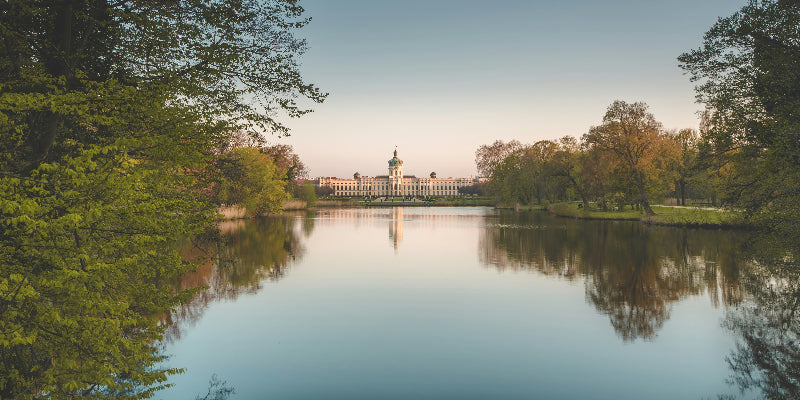 Großer See vor dem Schloss Charlottenburg. 