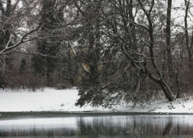 Ufer bei Winter am Weißen See, Berlin
