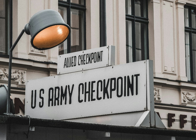 Ehemaliger US Stützpunkt an der Berliner Grenze.