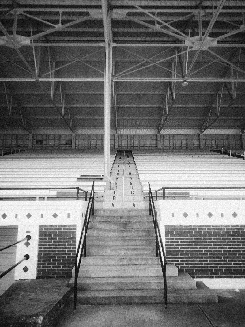 Foto von den alten Rängen des Olympiastadions Berlin
