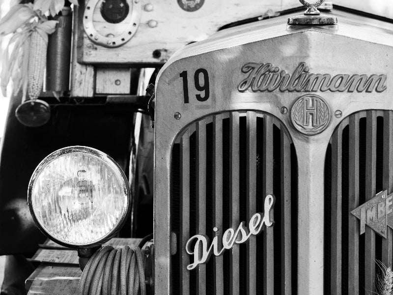 Foto von einem Alten Dieselfahrzeug. 
