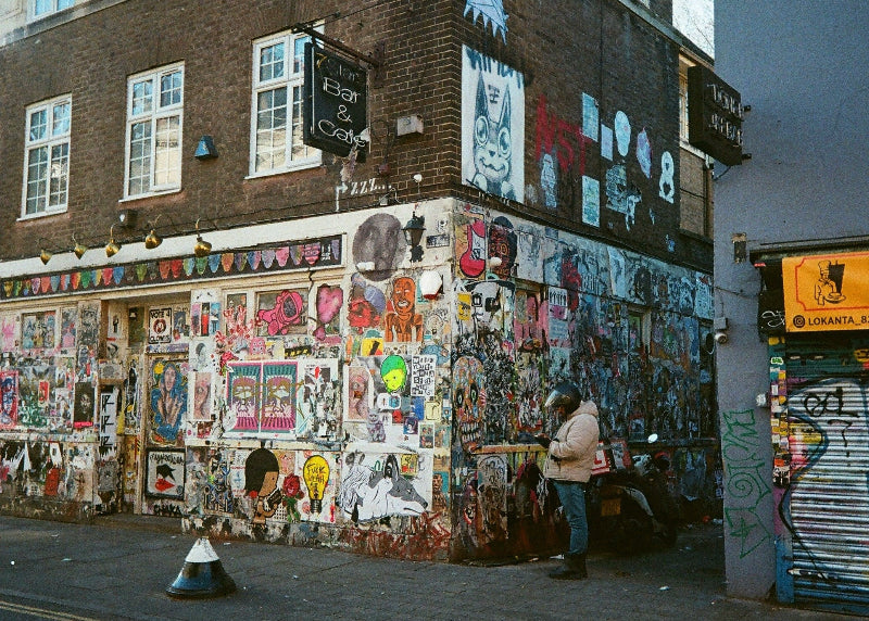 Foto von der ehemaligen bar 25 auf dem Gelände vom Holzmarkt Berlin. 
