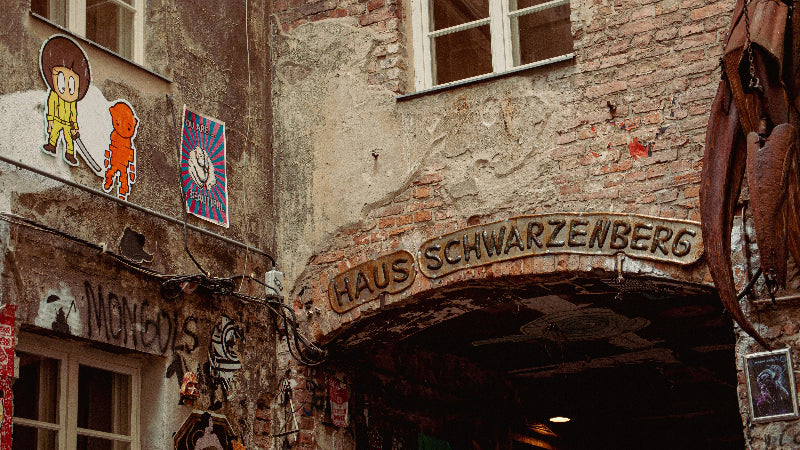 Fassade vom Haus Schwarzenberg in den hackeschen Höfen. 
