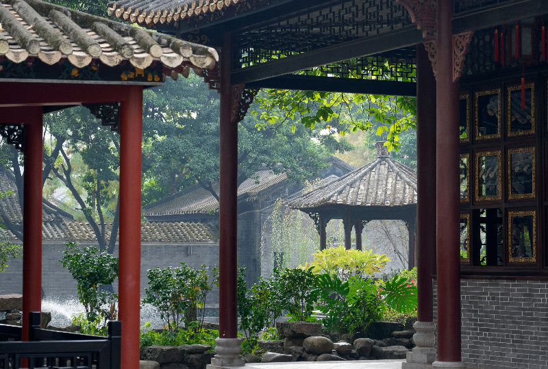 Foto vom japanischen Garten in den Garten der Welt, Berlin. 